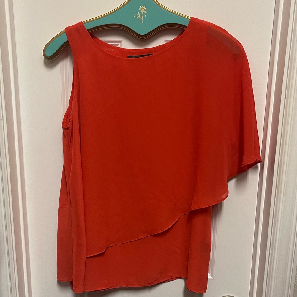 Banana Republic Outback Red One Shoulder Top